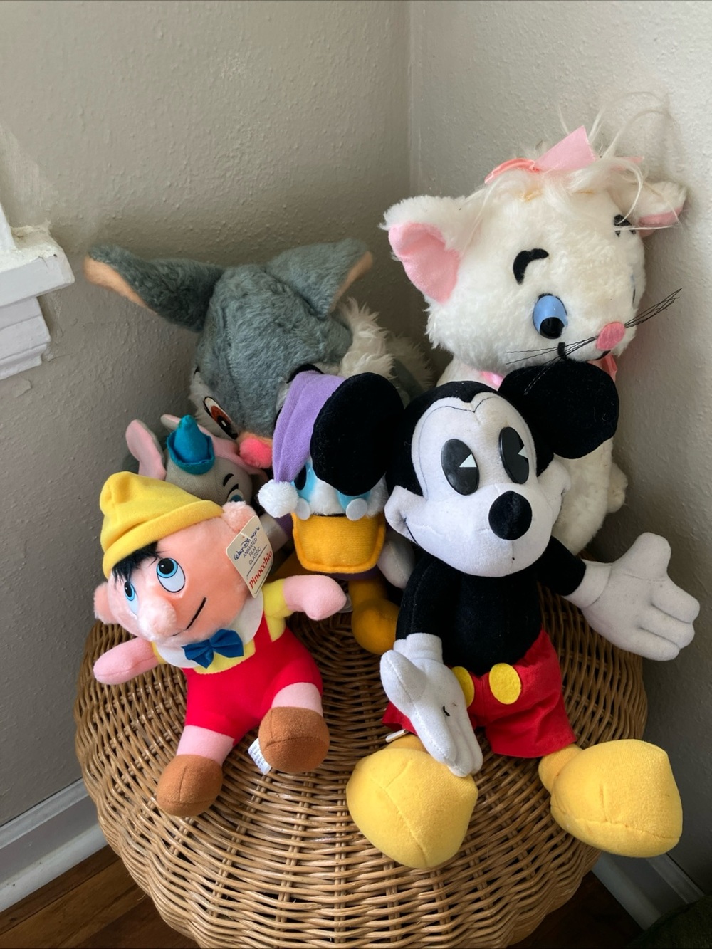 Disney Mickey Mouse Plush - Black, Red & Yellow